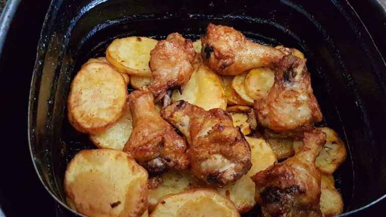 Coxinha da asa suculenta na Airfryer